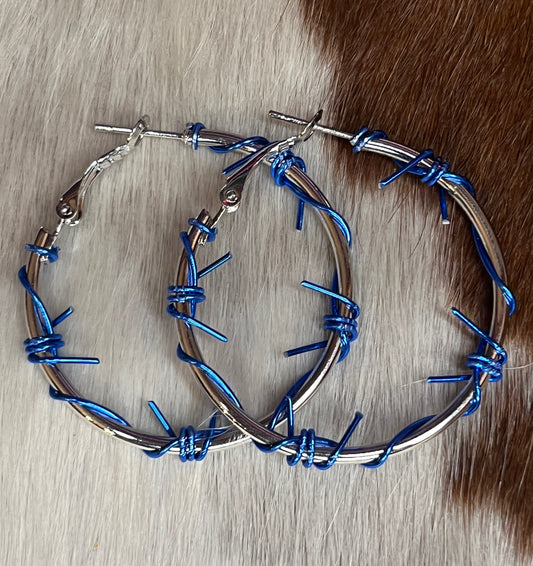 Ocean Barbwire Hoops