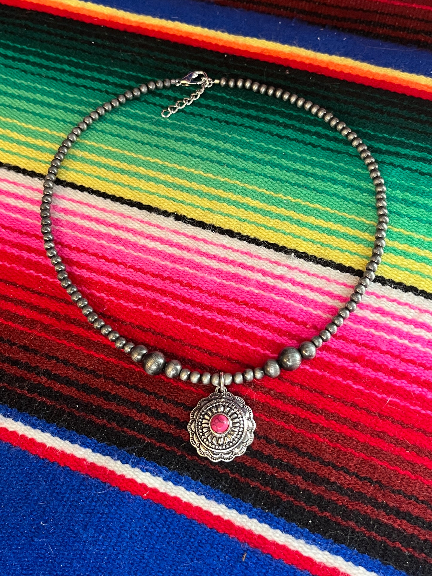 Prickly Pear Concho Necklace