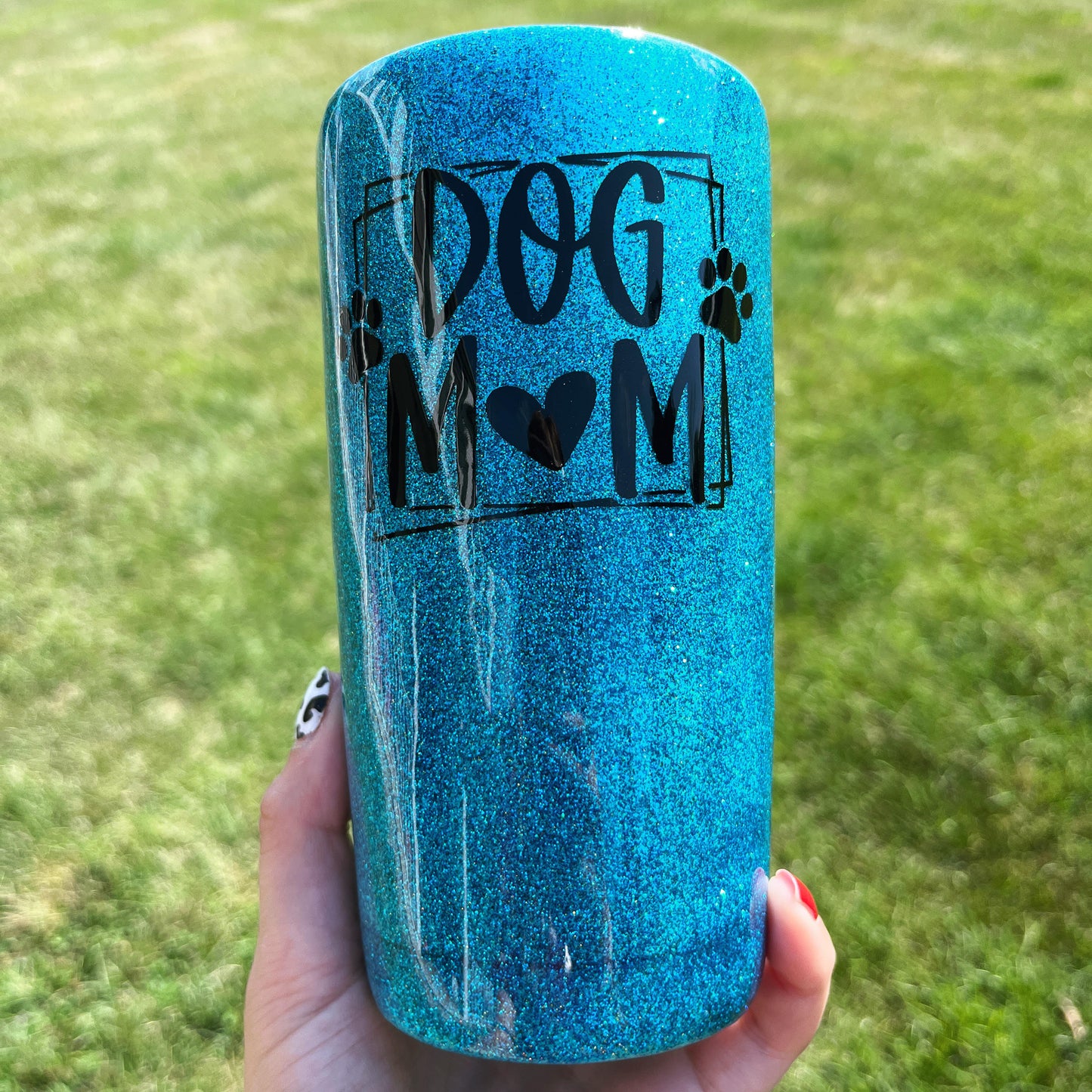 Custom Glitter Tumbler