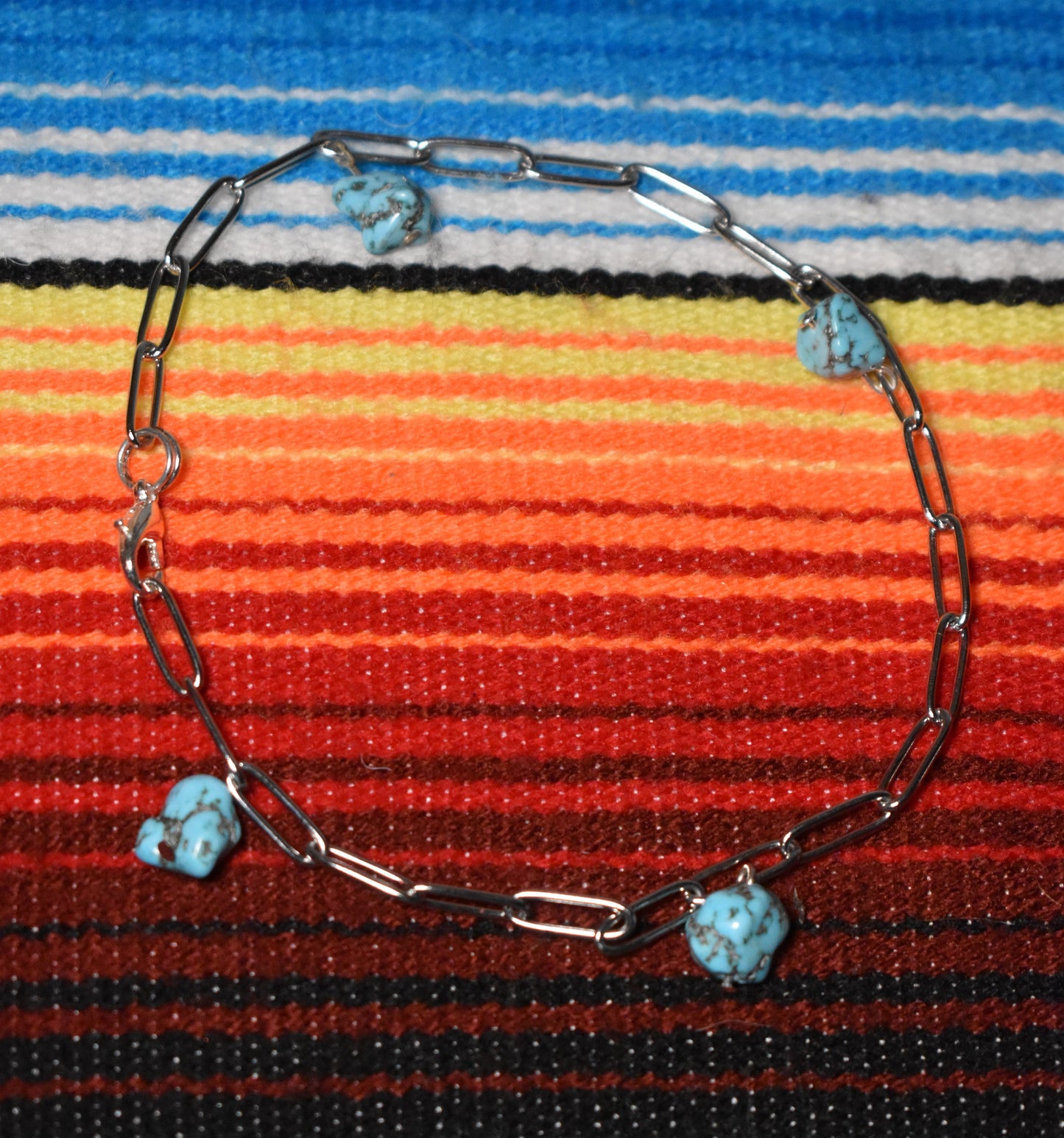 Paperclip Chain Anklet